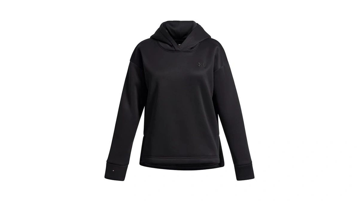 Under Armour Girls' Armour Fleece Hoodie, (001) Black / /