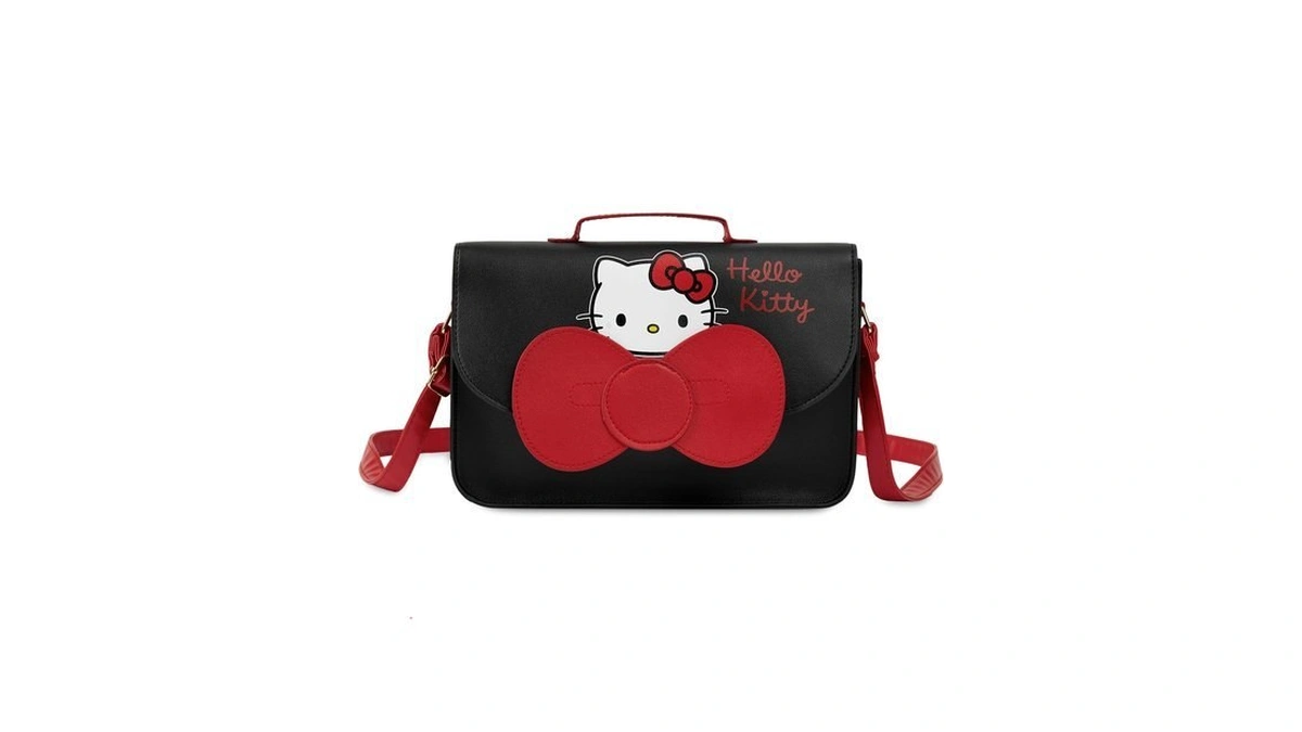 Hello Kitty Girls Teenagers Handbag, Crossbody Shoulder Bag With Adjustable