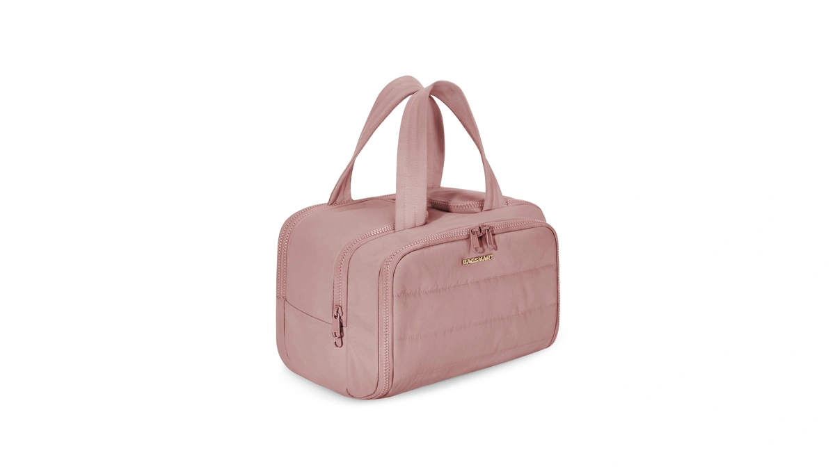 Bagsmart Travel Toiletry Bag, Lightweight Large Wide-open Travel Bag For