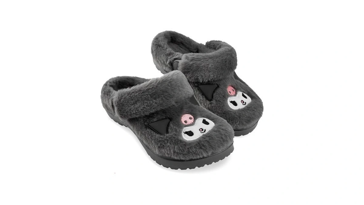 Hello Kitty Sanrio Faux Fur Clogs For Girls, Us 10–3,