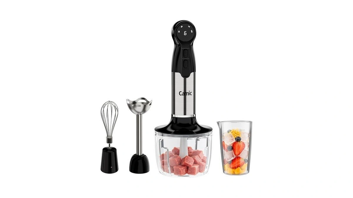 Cordless Immersion Blender Hand Blenders Set,variable Speed 4 In 1