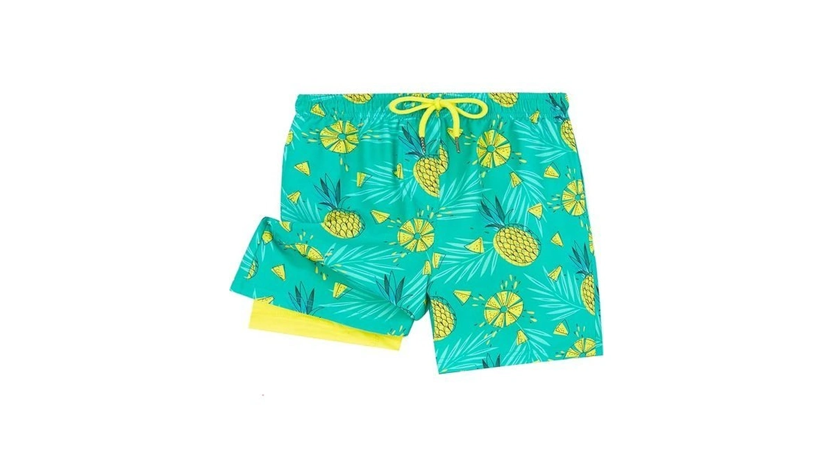 Umelok Boys Swim Trunks Swimsuit Boxer Brief 2 In 1
