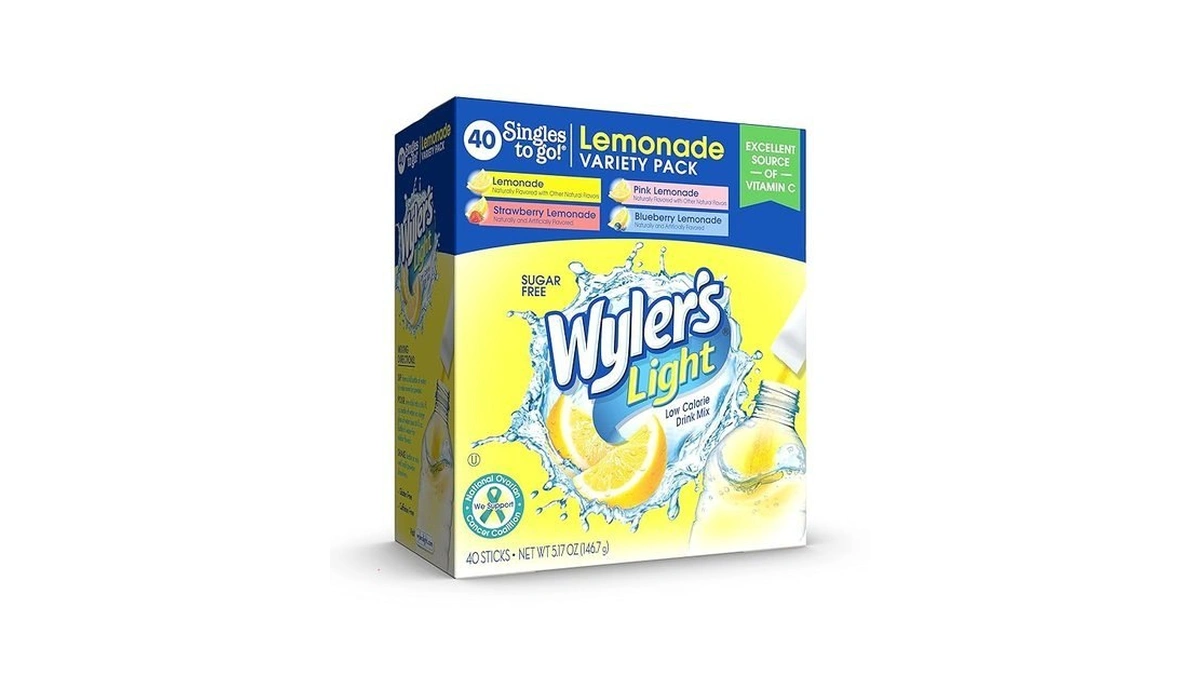 Wyler's Light Lemonade Variety Pack, 40 Ct Singles To Go