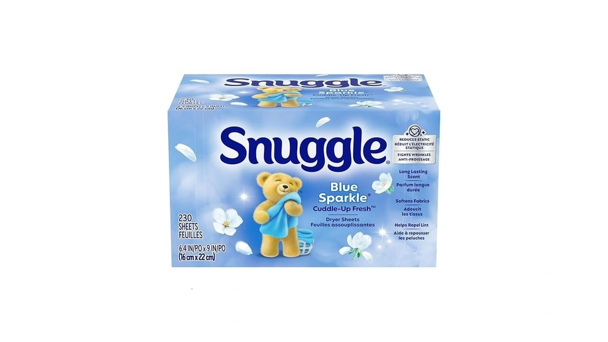 Snuggle Fabric Softener Dryer Sheets, Long-lasting Fresh & Clean Scent,
