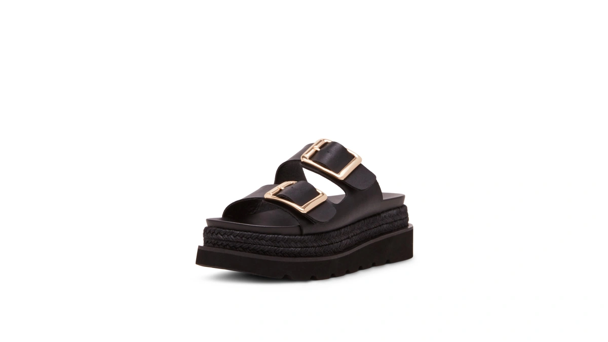 Madden Girl Women's Mythicall Platform Sandal, Black Paris, 7