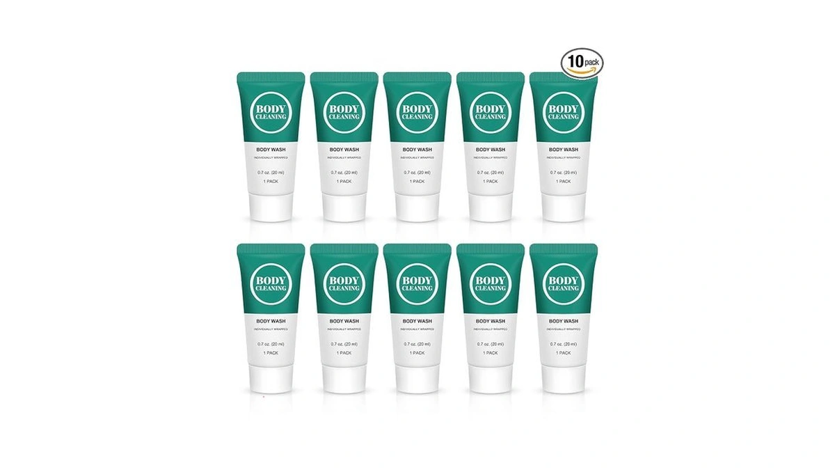 Travel Size Body Wash, Mini Shower Gel Set, 20 Ml