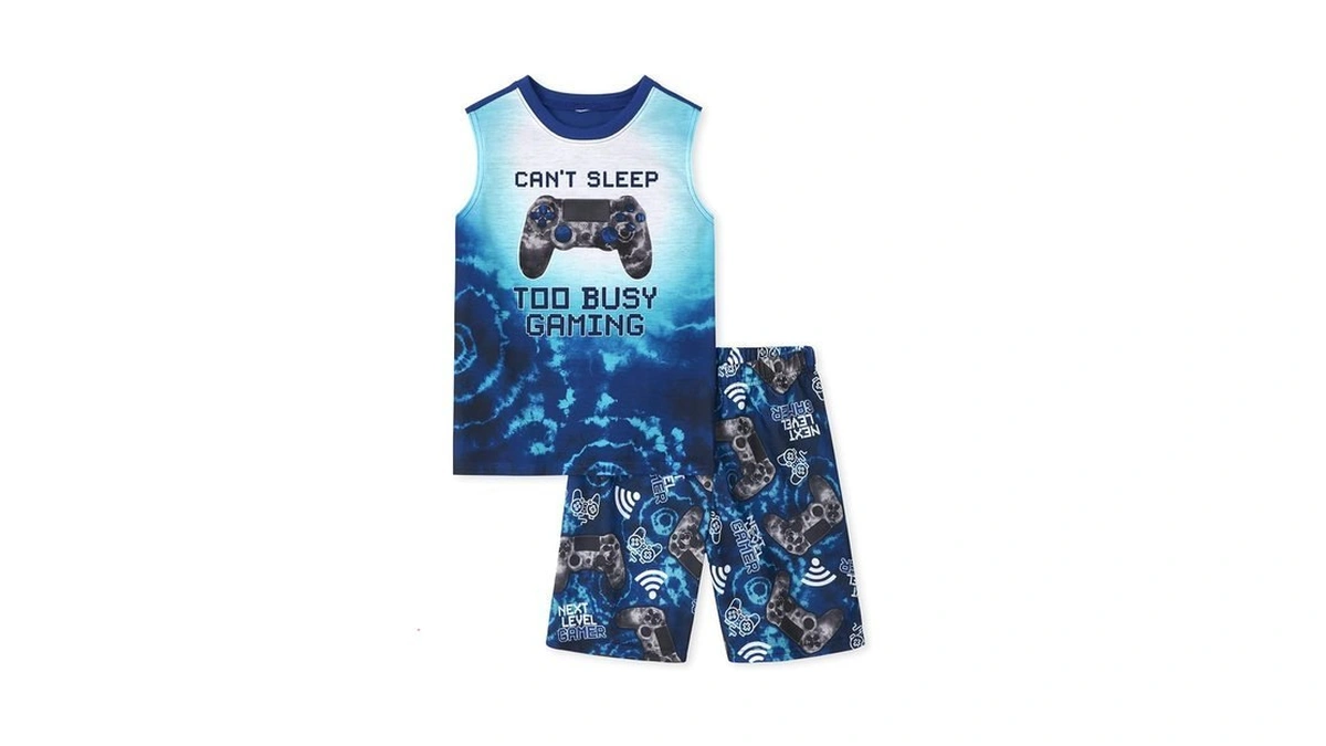 The Children's Place Boys' 2 Piece Pajama Set Short Sleeve
