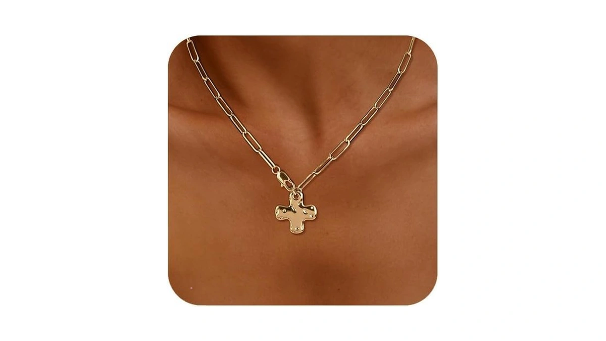 Punhem Chunky Gold Necklace For Women - 14k Gold/silver Plated