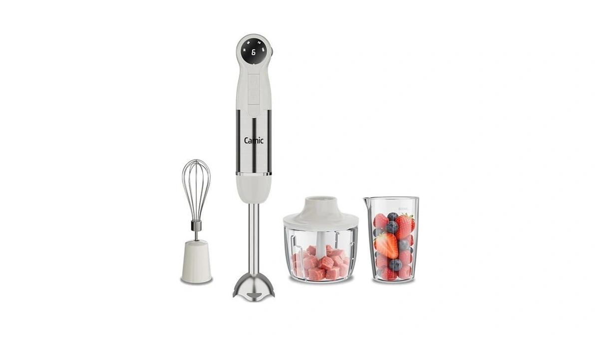 Cordless Immersion Blender Hand Blenders Set,variable Speed 4 In 1