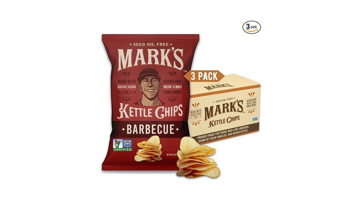 Mark’s Kettle Cooked Avocado Oil Potato Chips, Bbq – Gluten