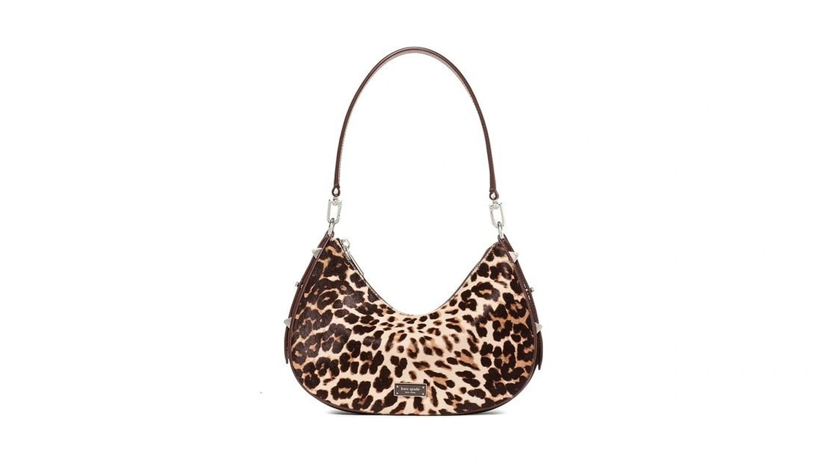 Kate Spade New York Liv Downtown Leopard Haircalf Convertible Shoulder