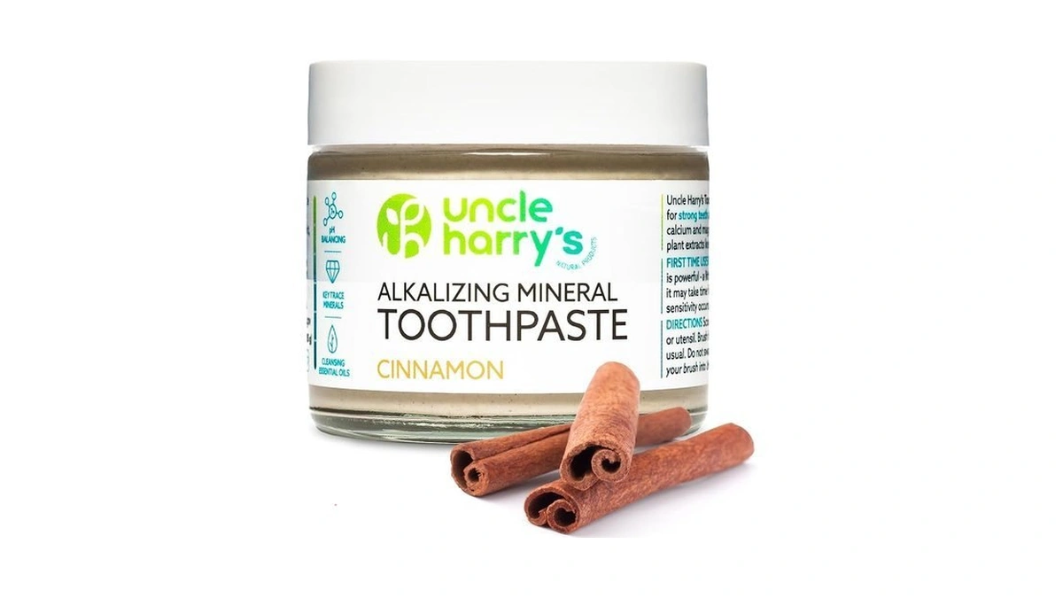 Uncle Harry's Cinnamon Remineralizing Toothpaste | Natural Whitening Tooth Paste