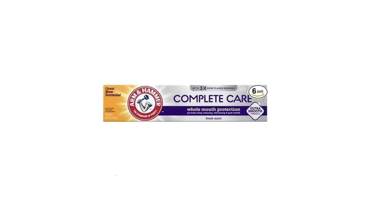 Arm & Hammer Complete Care Stain Defense Fluoride Anticavity Toothpaste,