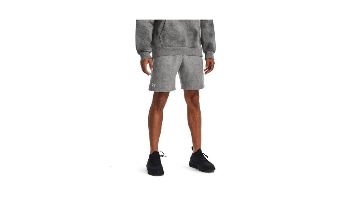 Under Armour Men's Rival Fleece Shorts, (025) Castlerock Light Heather
