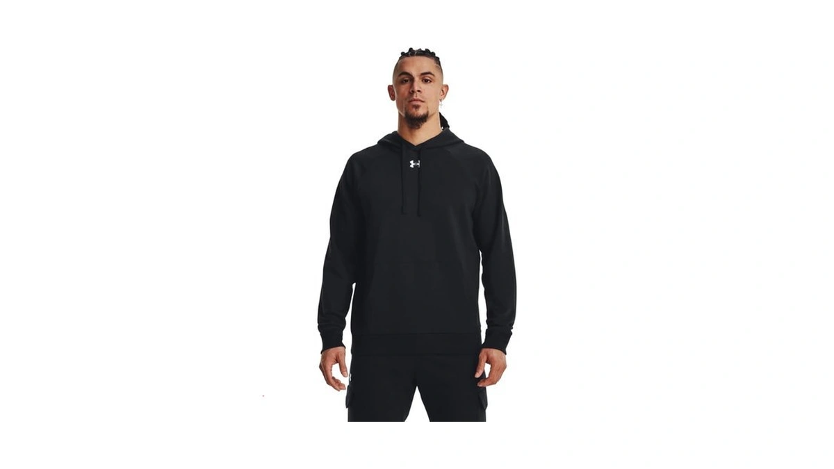 Under Armour Men's Rival Fleece Hoodie, (001) Black / /