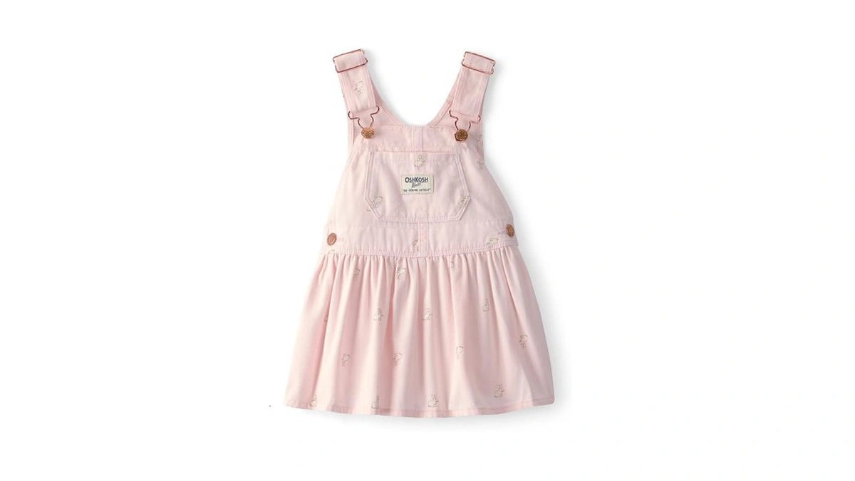 Oshkosh B'gosh Girl World's Best Overalls, Pink, 4t