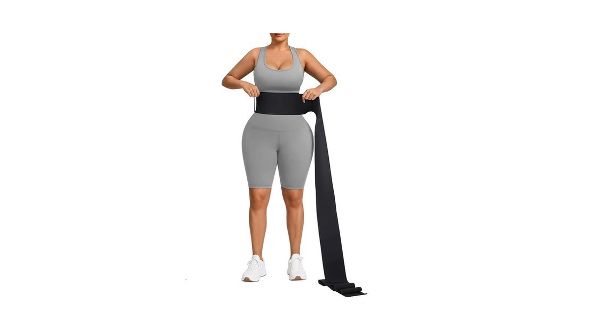 Feelingirl Waist Trainer For Women Bandage Wrap Trimmer Belt Long