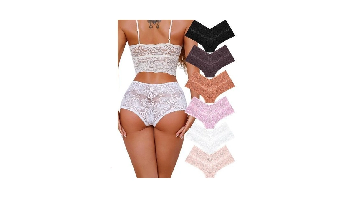 Sth Big Sexy Underwear For Women Petal-soft Lace V-waisted Boy