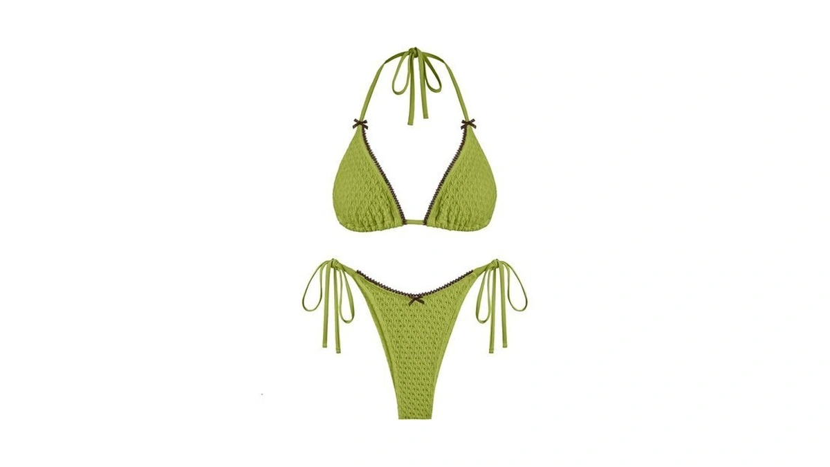 Zaful Swimsuits For Women 2025 Sexy Bikini Sets Bowknot Triangle