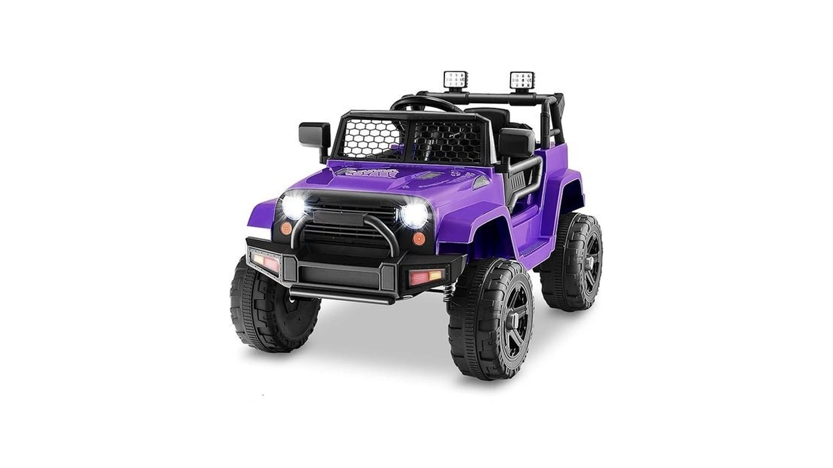 Costzon Ride On Car, 12v Battery Powered Truck Vehicle With