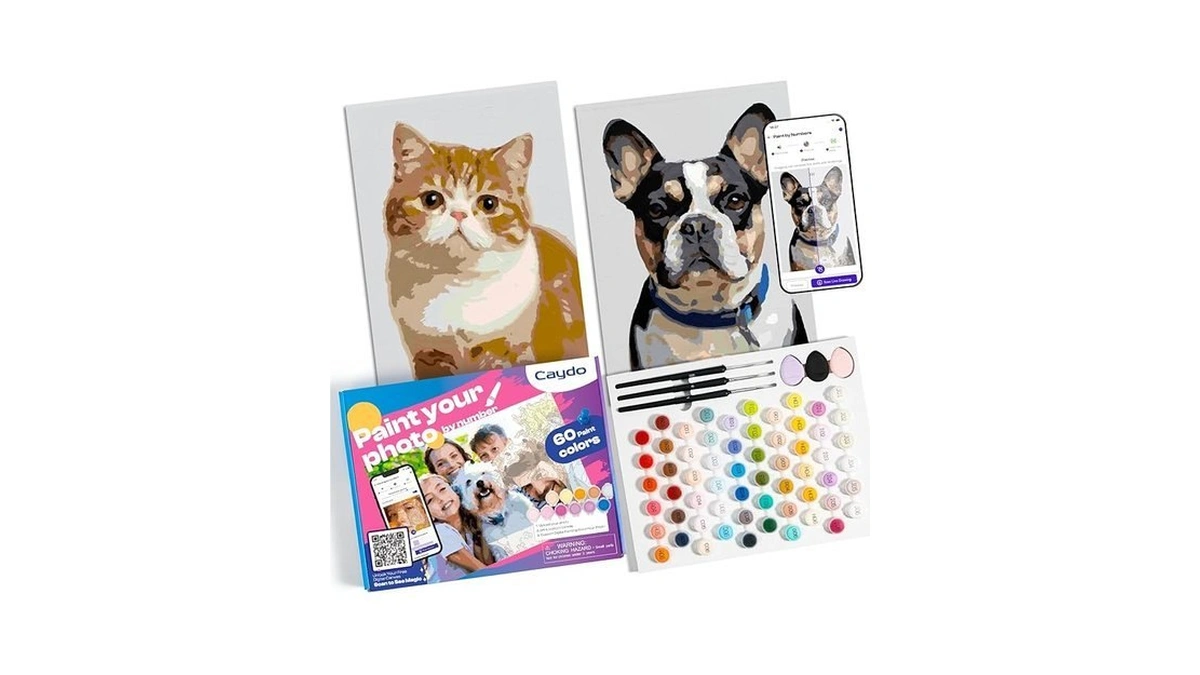 Caydo Custom Paint By Numbers Kit For Adults, Turn Your
