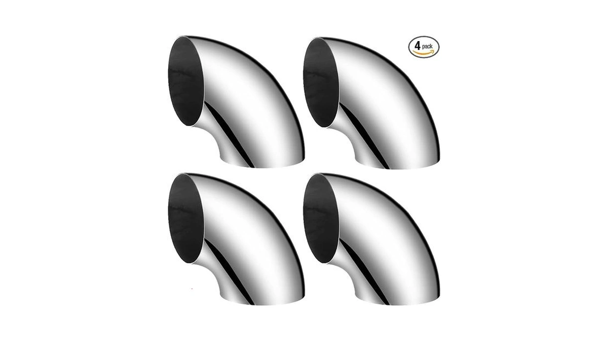 4 Pcs 3 Inch 90°mandrel Bend Elbow, 304 Stainless Steel