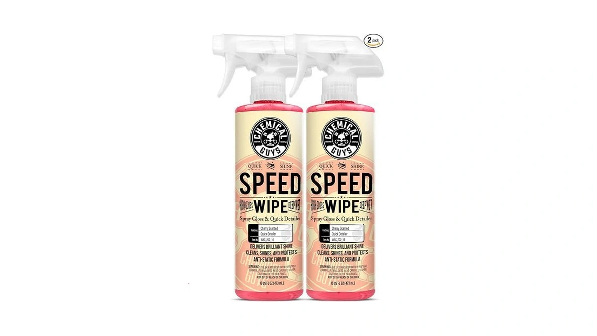 Chemical Guys Wac_202_1602 Speed Wipe Spray Gloss & Quick Detailer,