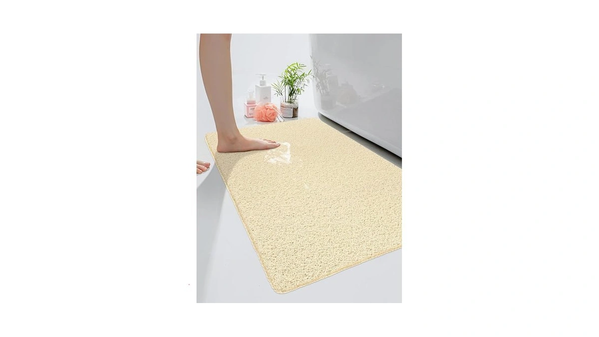 Large Shower Mat, Yonala 23.6 X 35.4 Inch Non Slip