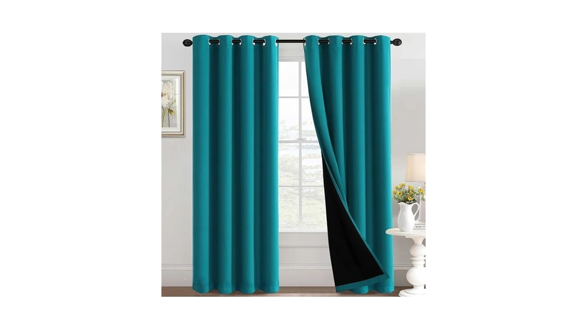 H.versailtex 100% Blackout Curtains For Bedroom Thermal Insulated Full Blackout