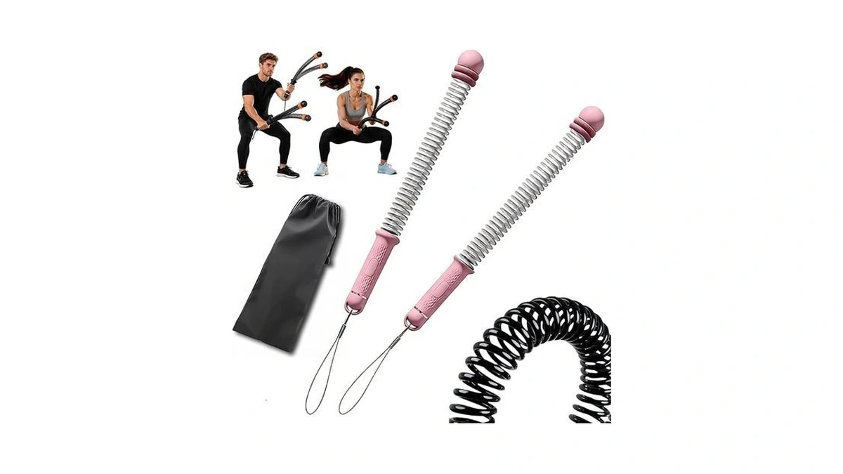 2pc Ropeless Battle Ropes,portable Cordless Weighted Battle Ropes With Storage