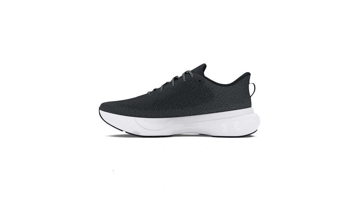 Under Armour Women's Infinite, (001) Black/black/white, 12, Us