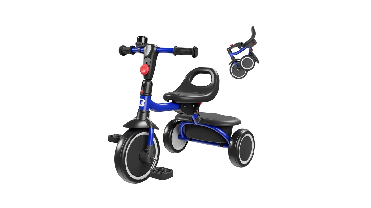 Besrey Toddler Tricycle With Bell, Kids Tricycle Age 18 Months