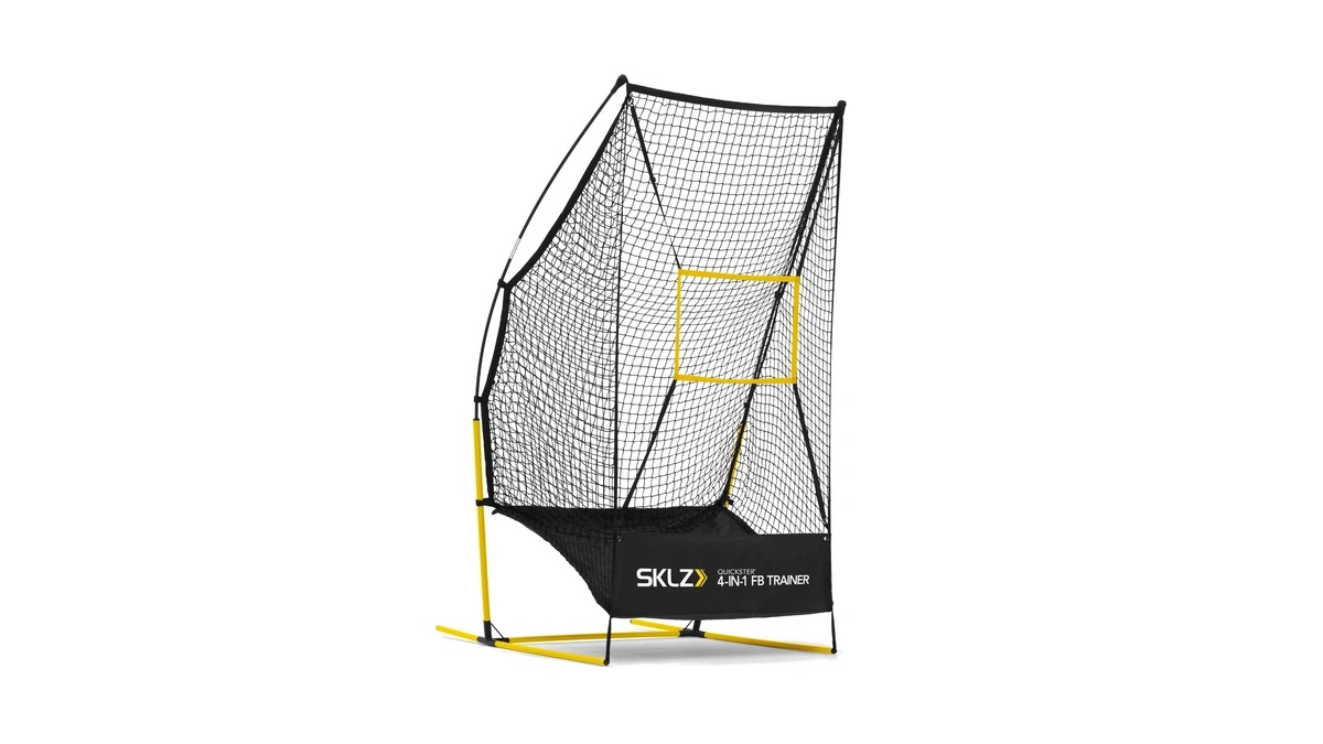Sklz Quickster 4-in-1 Multi-skill Football Net For Pass, Punt, Kick