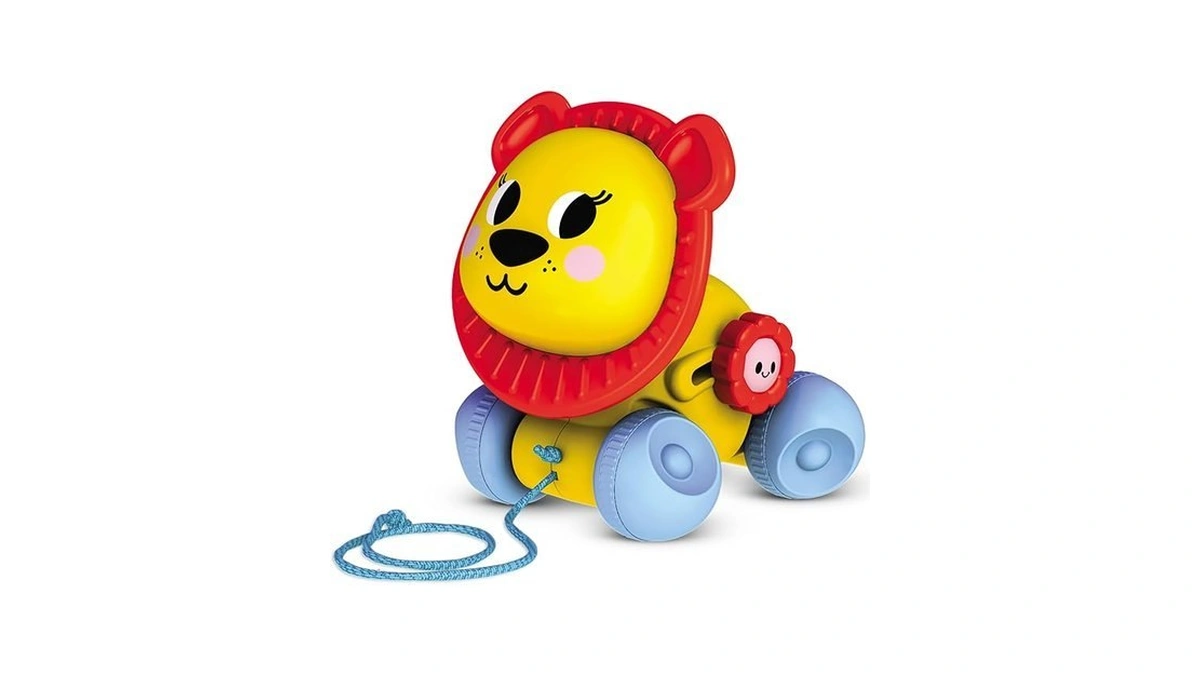 Kids Hits Educational Toddler Push And Pull Toy (lion)