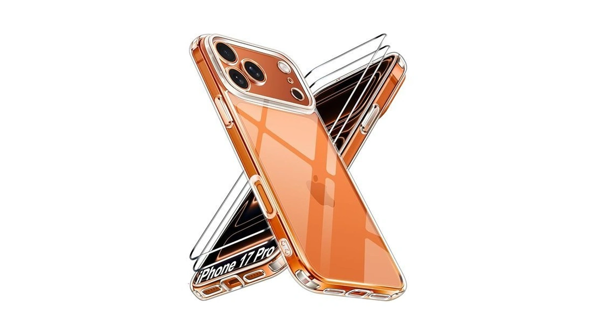 Ivoler 3-in-1 Clear Case Designed For Iphone 17 Pro 6.3''