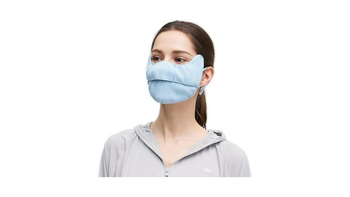 Sun Protection Face Mask Cooling Face Cover Upf 50+ Breathable