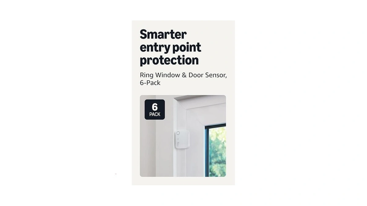 Ring Sensors: Window & Door Sensor (newest Model) 6-pack –
