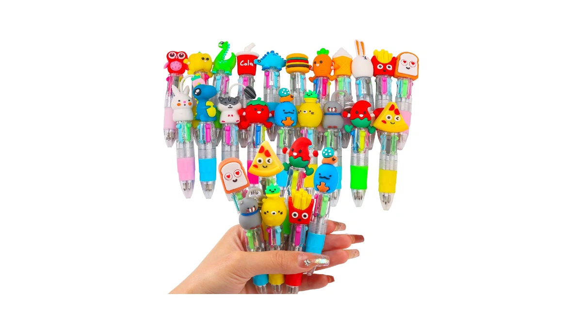 Amazon : Czwz 20pcs Mini Multicolor Pens In One 4
