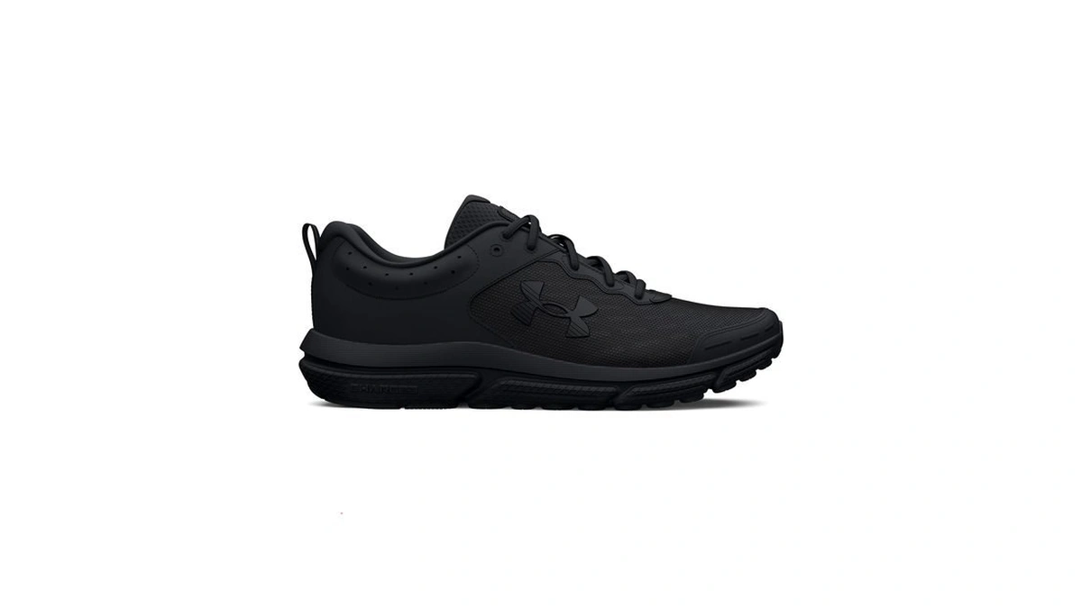 Under Armour Men's Charged Assert 10, (002) Black/black/black, 13, Us