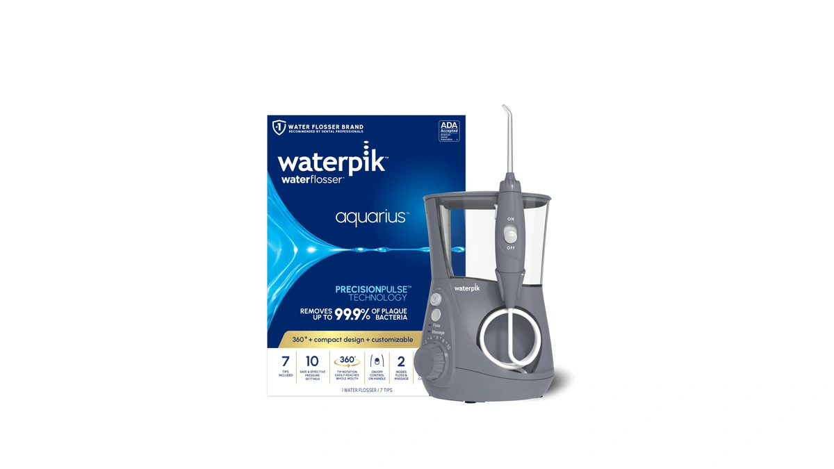 Waterpik Aquarius Water Flosser For Teeth Cleaning, Gums, Braces, Dental