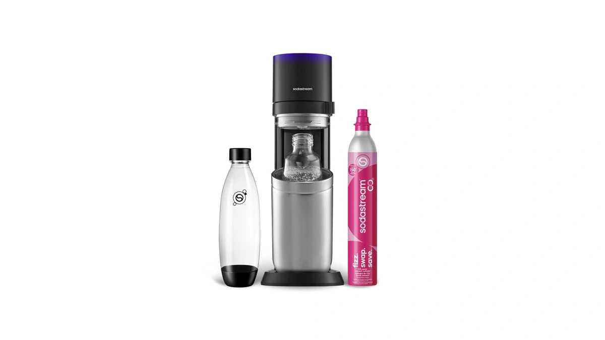 Sodastream E-duo Sparkling Water Maker (black) With 60l Co2, 1