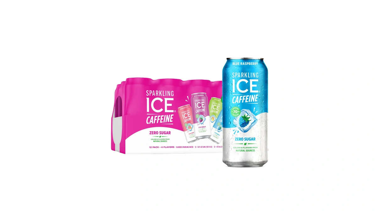 Sparkling Ice Caffeine Variety Pack, Flavored Sparkling Water, Zero Sugar,