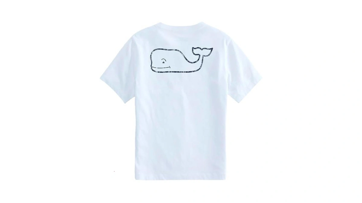 Vineyard Vines Girls' Vintage Whale Short-sleeve Pocket Tee