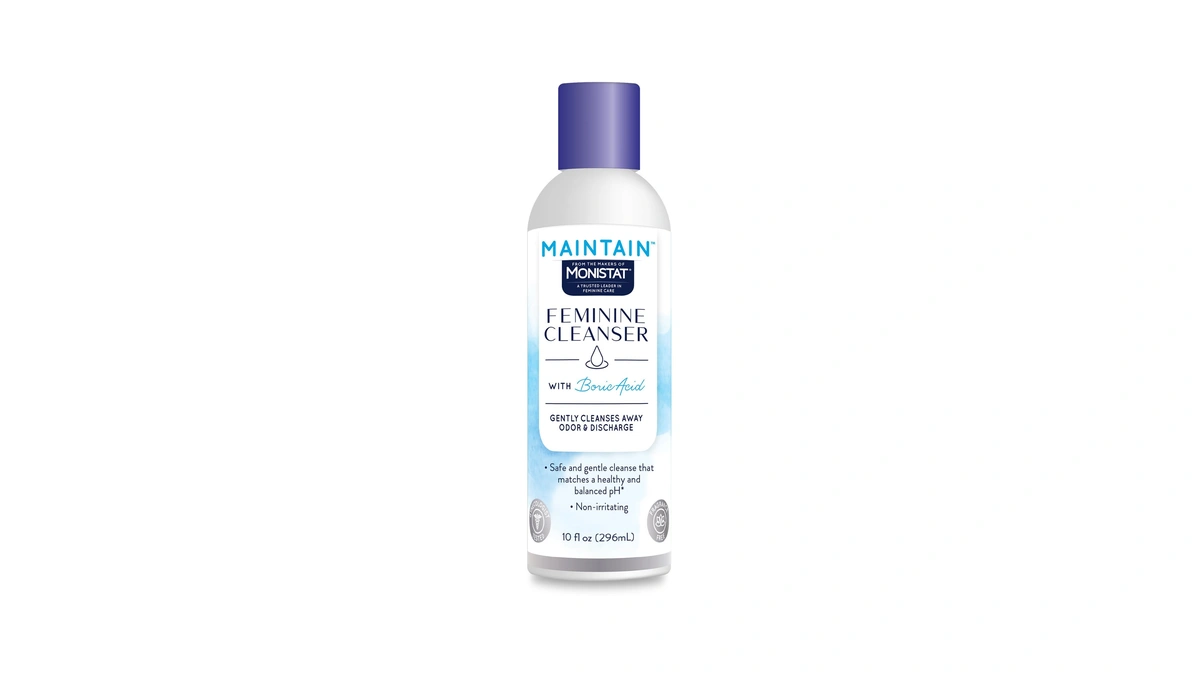 Monistat Boric Acid Feminine Wash, Fragrance-free Intimate Wash For Women