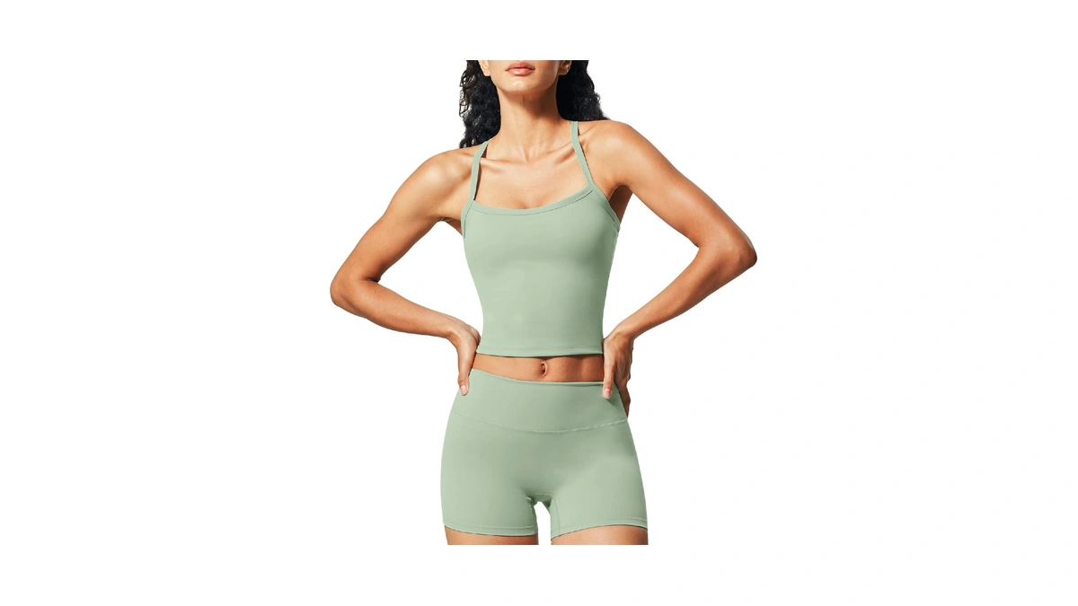 Jninth Padded Sports Bra Tank Workout Sets For Women Matching