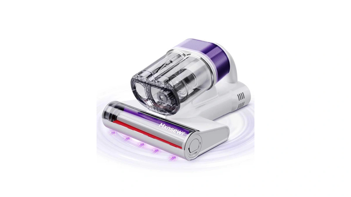 Mxnsewr Mattress Vacuum Cleaner, Ultrasonic Bed Vacuum Cleaner With 18kpa