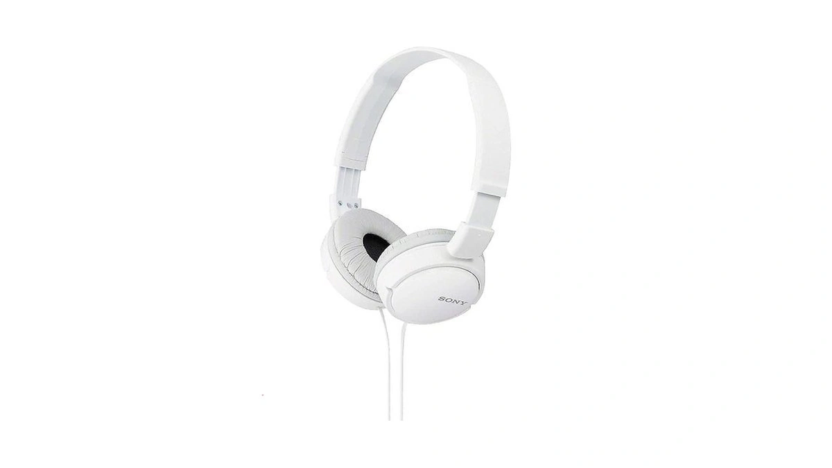Sony Zx Series Wired On-ear Headphones, White Mdr-zx110