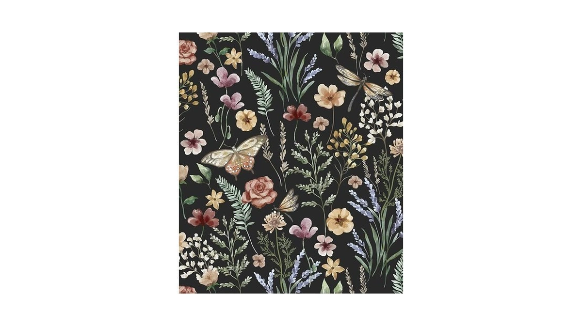Orainege Vintage Floral Wallpaper Peel And Stick Wallpaper Boho 16.9in