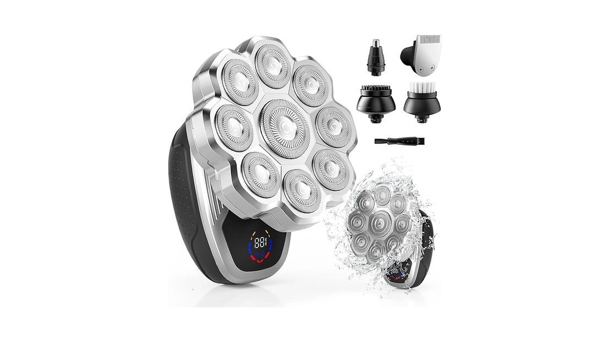 Electric Razor For Men,head Shavers For Bald Men,5-in-1 Electric Razors