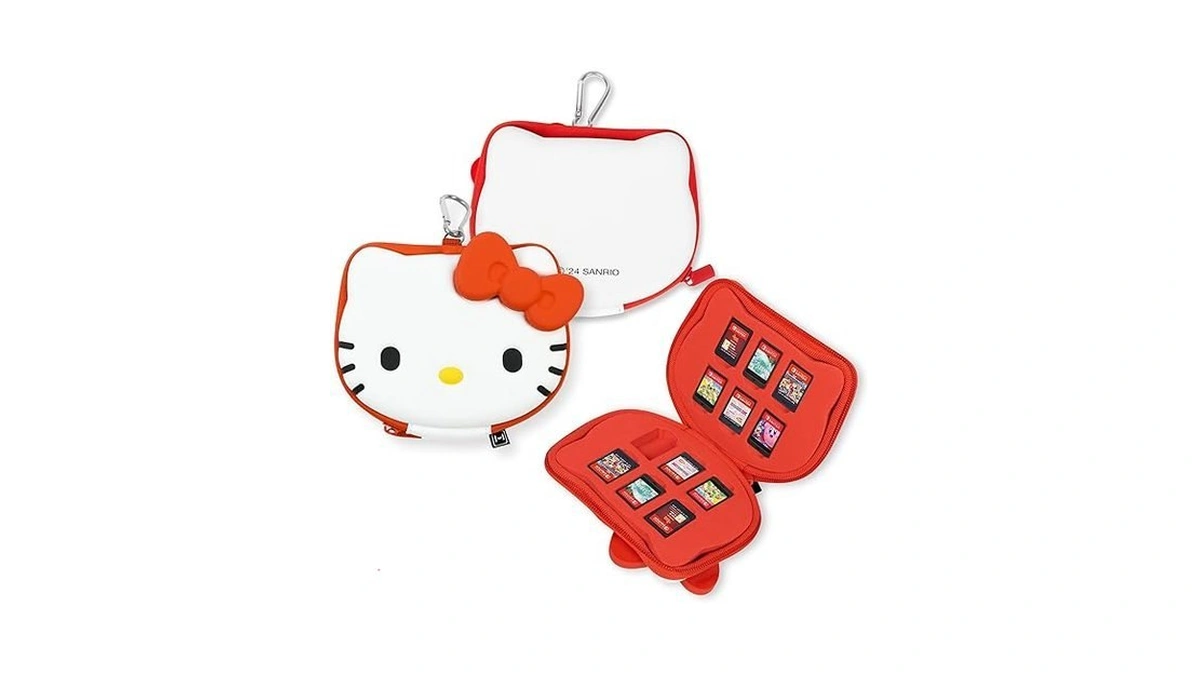 Hamee Hello Kitty Cartridge Case Compatible With Nintendo Switch Games